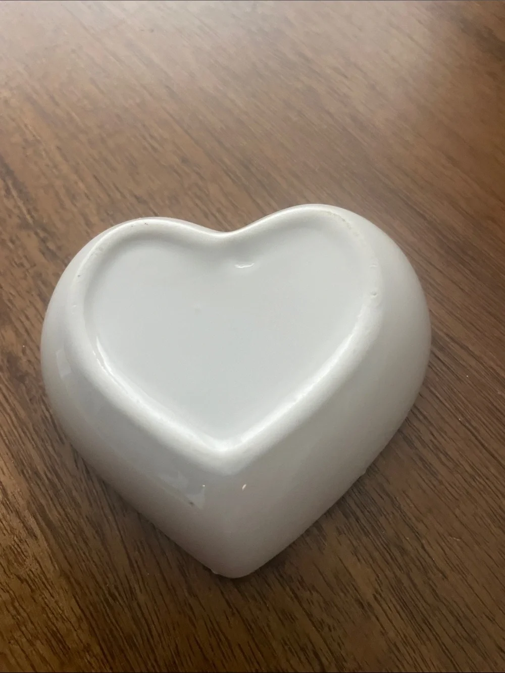 Heart Shaped Trinket Dish with Blue Ocean Resin and Yellow Duck